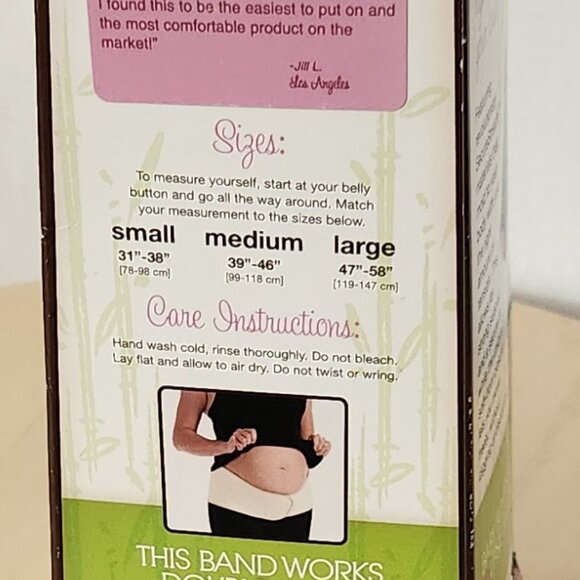 Upsie Belly, L- Adjustable, Pregnancy, Abdominal & Back Support Ban, Maternity - Picture 2 of 5